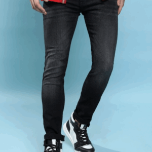 Men Skinny Fit Clean Look Light Fade Whiskers Stretchable Jeans